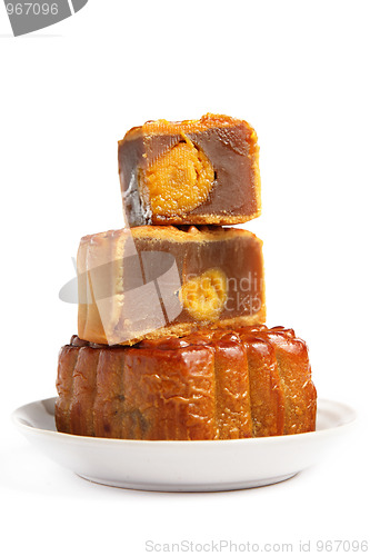 Image of moon cake for Chinese mid autumn festival