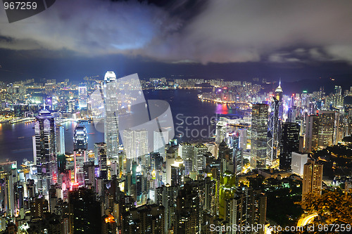 Image of Hong Kong night