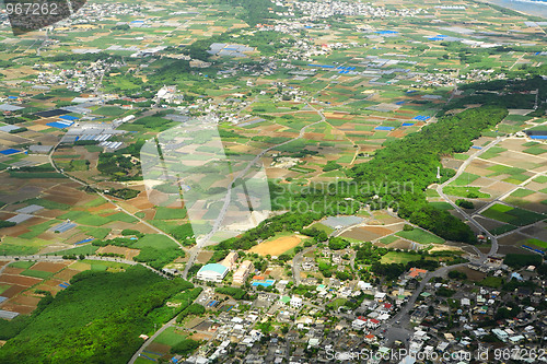 Image of aerial photo of okinawa japan