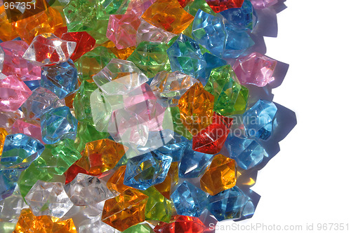 Image of plastic diamonds 