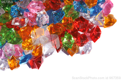 Image of plastic diamonds 