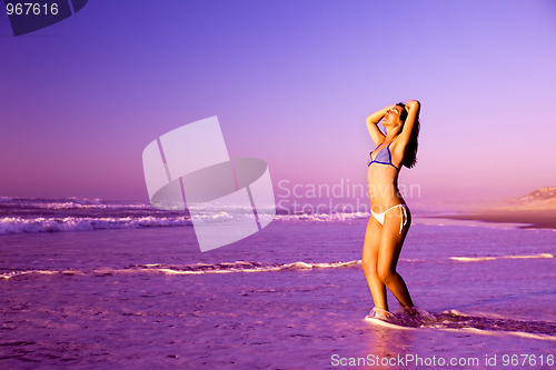 Image of woman on the beach