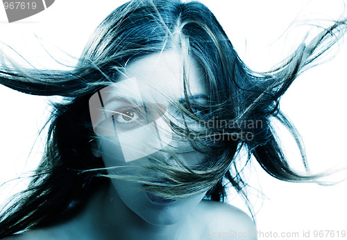 Image of Blowing hair