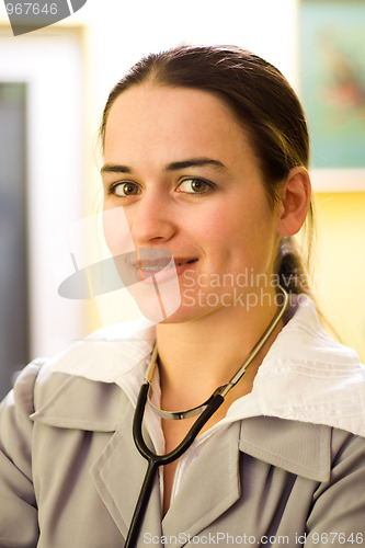 Image of Woman with stethoscope