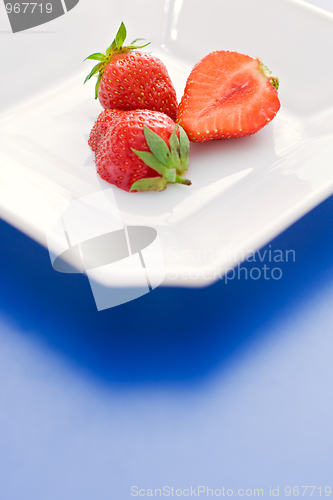 Image of Strawberry on plate