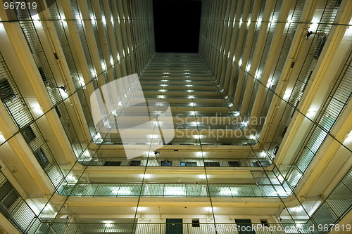 Image of Hong Kong public housing apartment block 