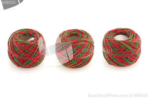 Image of Three cotton spools