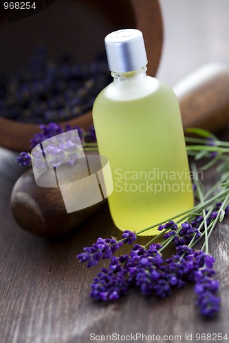 Image of lavender massage oil