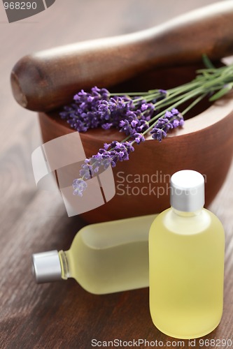 Image of lavender massage oil