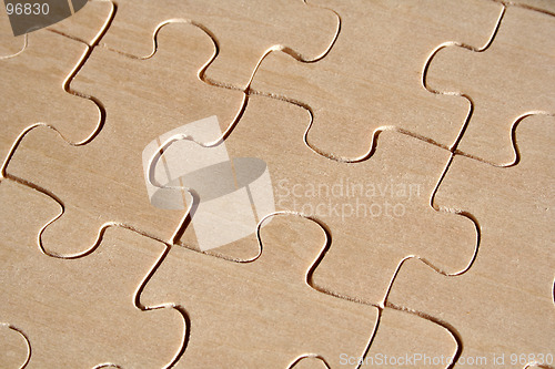 Image of Wooden Jigsaw Pattern