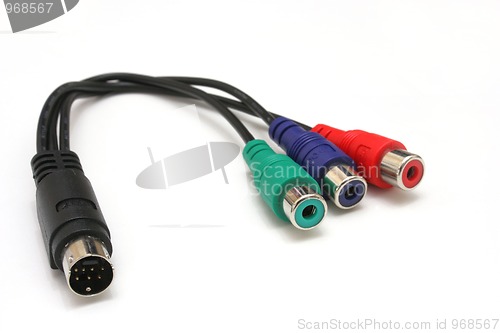 Image of audio video cables
