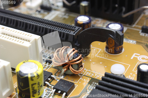 Image of Close-up mother board