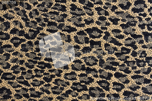 Image of Leopardskin Pattern fabric background 