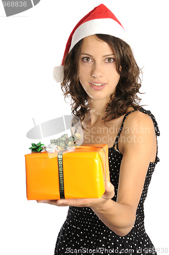 Image of Girl at christmas
