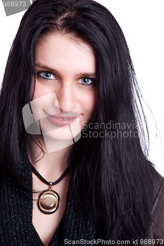 Image of Beautiful Woman Smiling