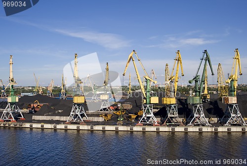 Image of Industrial freight port