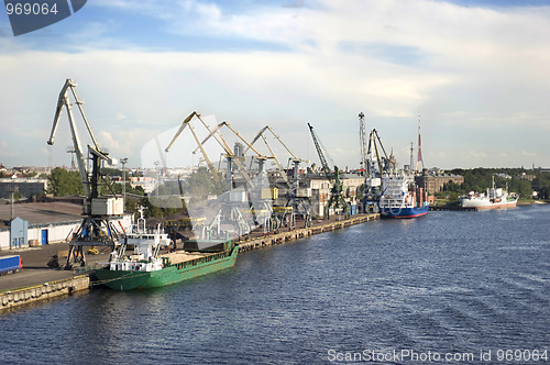 Image of Industrial freight port