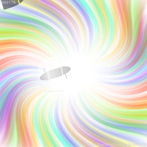 Image of Beautiful rainbow swirl background 