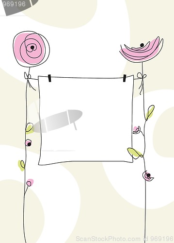 Image of birth greeting card