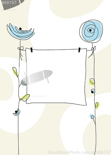 Image of birth greeting card