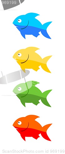 Image of four fish