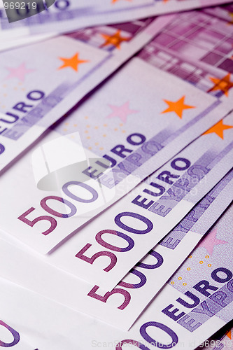 Image of euro banknotes