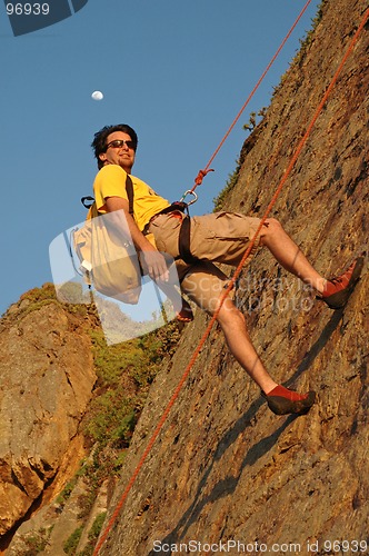 Image of Rappelling with the Moon