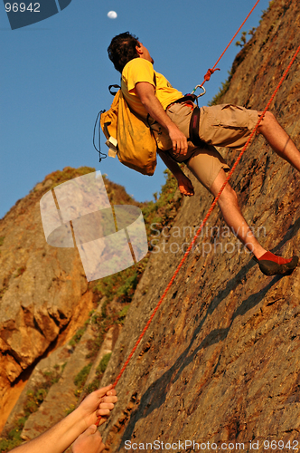 Image of Belaying a Partner