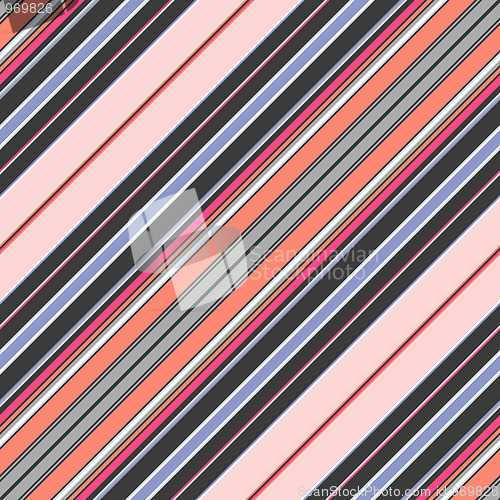 Image of Seamless diagonal grey-blue-pink pastel pattern