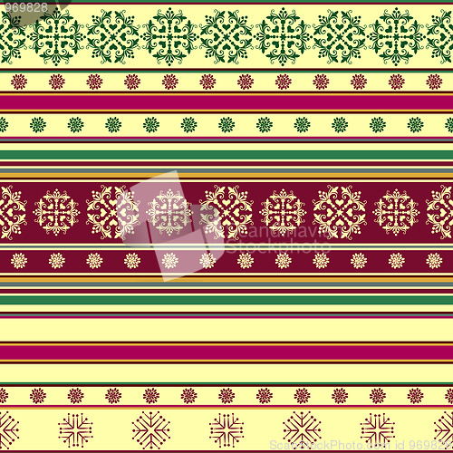 Image of Seamless striped vintage pattern