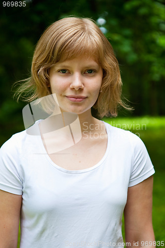 Image of Beautiful, natural young girl