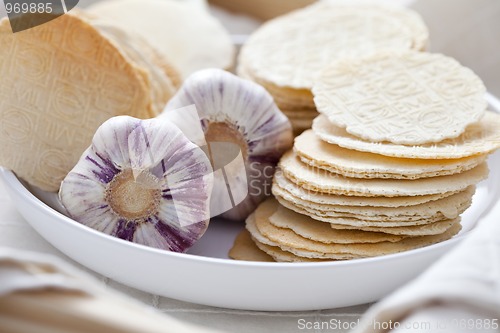 Image of garlic waffles