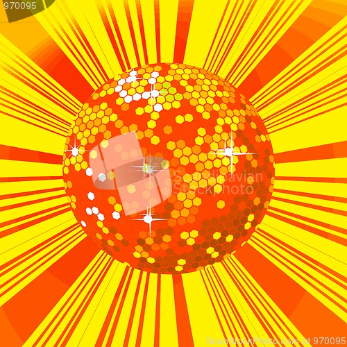 Image of Disco ball background