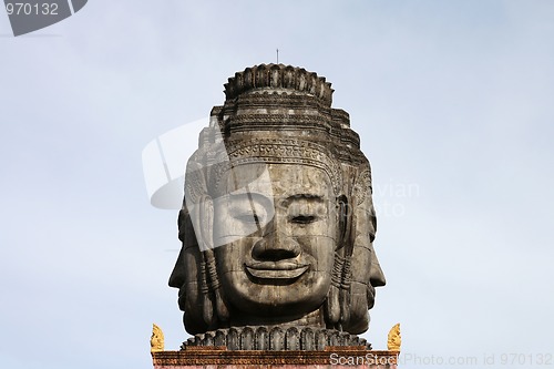 Image of Buddha faces