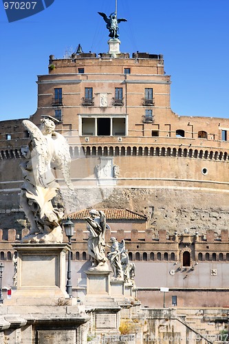 Image of Castel Sant' Angelo in Rome, Italy 