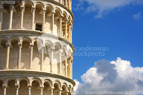 Image of Leaning tower in Pisa, Tuscany, Italy