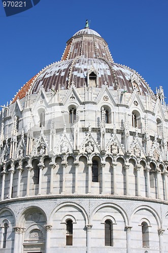 Image of Baptistry of St. John in Pisa, Italy 