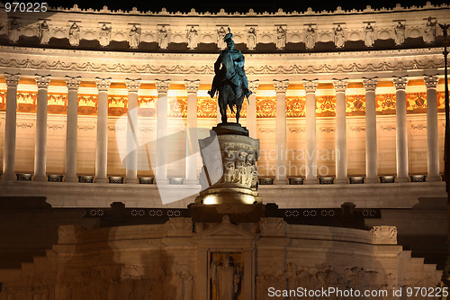 Image of Vittorio Emanuele in Rome, Italy