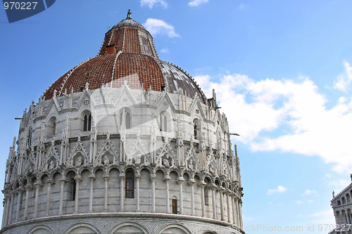 Image of Baptistry of St. John in Pisa, Italy 