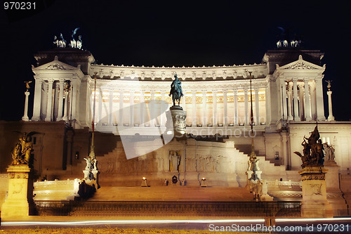 Image of Vittorio Emanuele in Rome, Italy