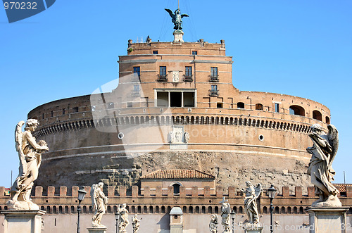 Image of Castel Sant' Angelo in Rome, Italy 
