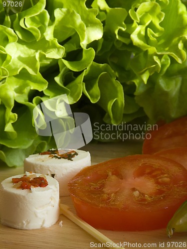 Image of Fresh cheese & tomatoes I