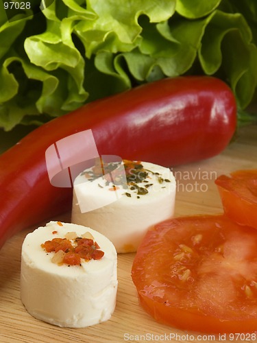 Image of Fresh cheese & tomatoes III