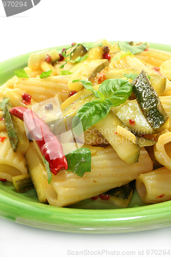 Image of Tortiglione with fiery chili zucchini