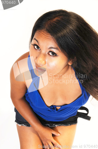 Image of Close-up of pretty Asian girl.