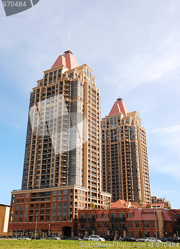 Image of Two high rise building.