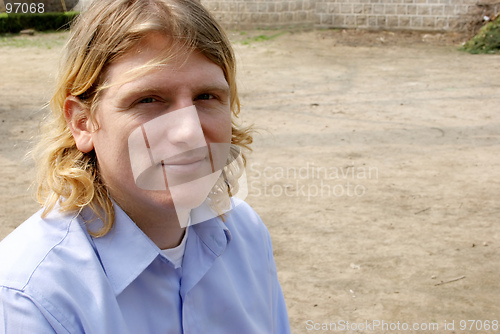 Image of Portrait of a blond man