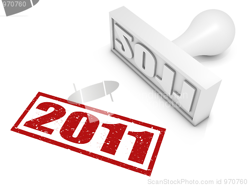 Image of 2011 Rubber Stamp