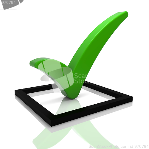 Image of Green Tick Symbol