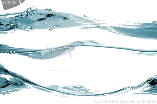 Image of Blue water waves